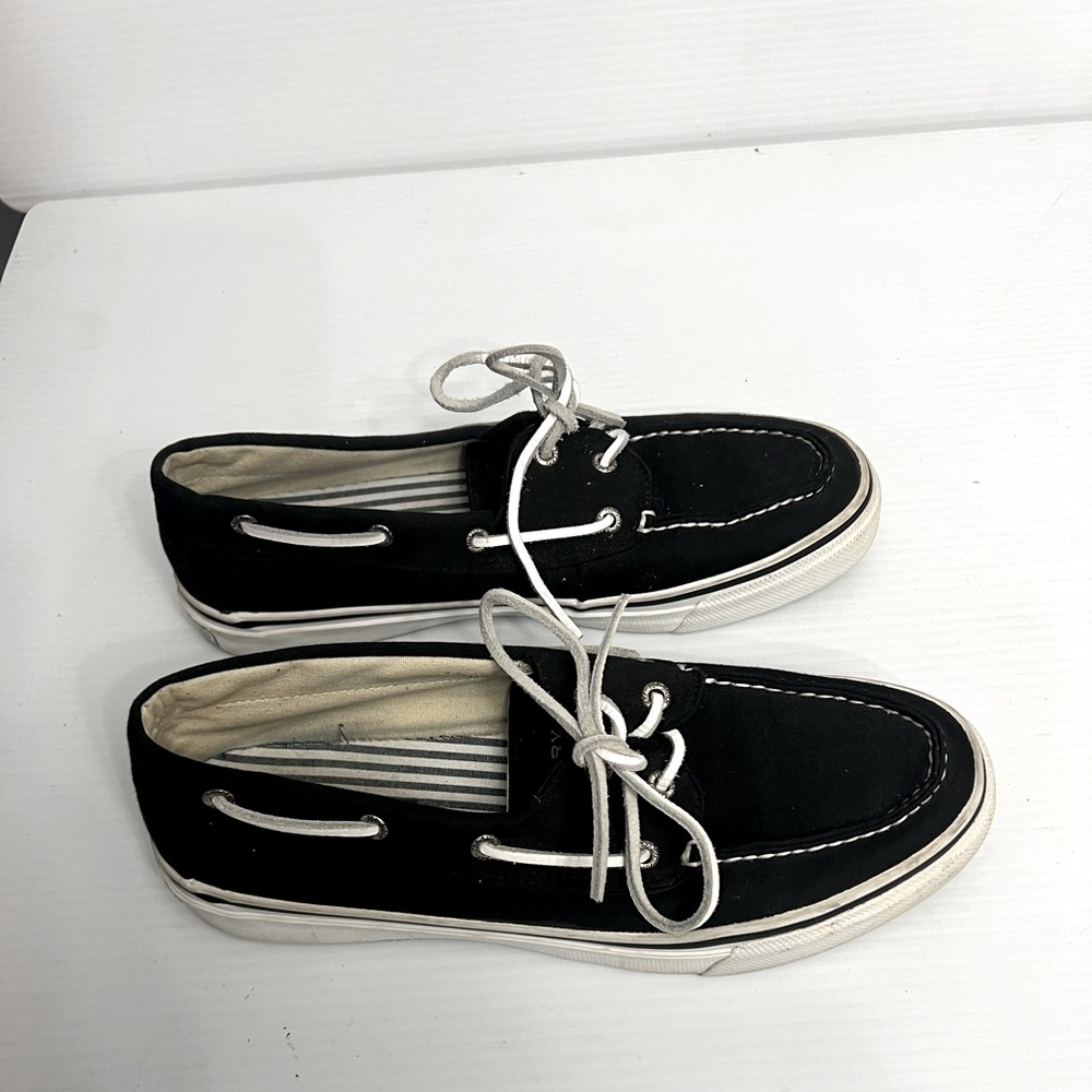 Sperry Top Sider Shoes Mens Size 10 M black
